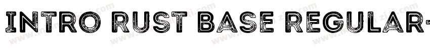 Intro Rust Base Regular字体转换